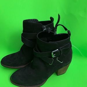 Sam Edelman Morris boot in black suede sz 7.5 $58